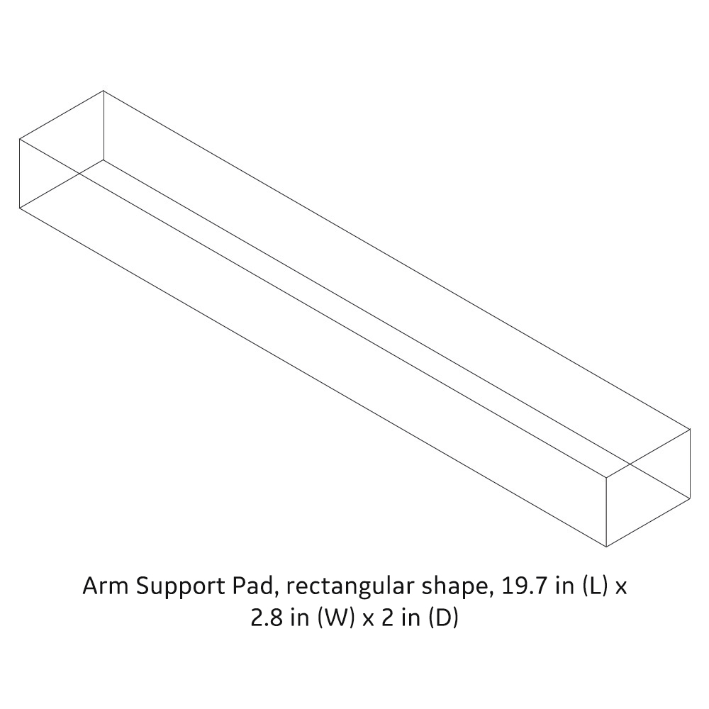 MR Patient Positioning Pad Set, consisting of 9 pad styles, 20 pads total MR Patient Positioning Pad Set, consisting of 9 pad styles, 20 pads total