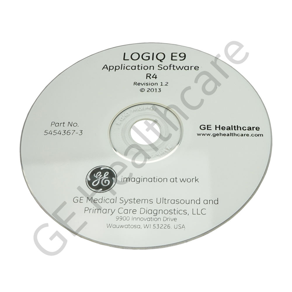 LOGIQ E9 Application Software Ve LOGIQ E9 Application Software Ve