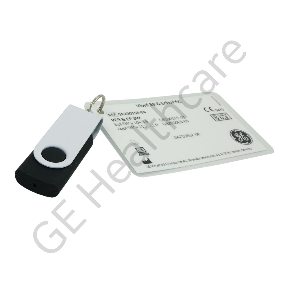 UFD Vivid E9 and EP Software GB200156-04 UFD Vivid E9 and EP Software GB200156-04